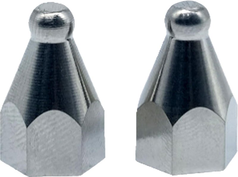 Dogtra Full Titanium Contact Points 5/8" Set of 2 – Female – Fits Most (Not for X-Series (280X & 1900X), 200iQ, GPS Fence, PATHFINDER2, Smart NoBark) – Hypoallergenic, Lightweight, for Sensitive Skin - Image 1